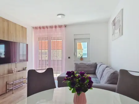 Villa Exotic à Maslenica : maison 4 appartements, vue mer : photo 5