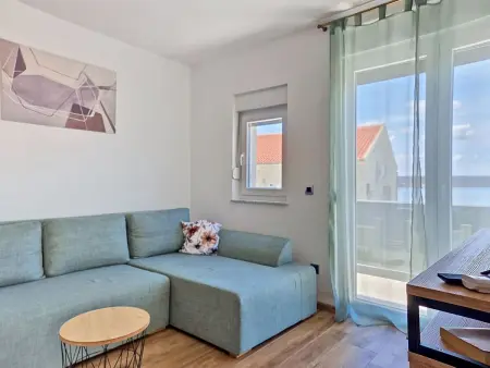 Villa Exotic à Maslenica : maison 4 appartements, vue mer : photo 14