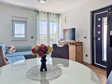 Villa Exotic à Maslenica : maison 4 appartements, vue mer : photo 15