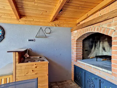 Villa Exotic à Maslenica : maison 4 appartements, vue mer : photo 42