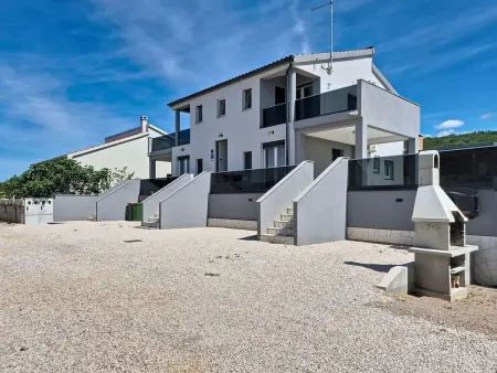 Villa Exotic à Maslenica : maison 4 appartements, vue mer : photo 47