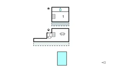 Maison 4 pers. avec piscine privée en Gironde : photo 17