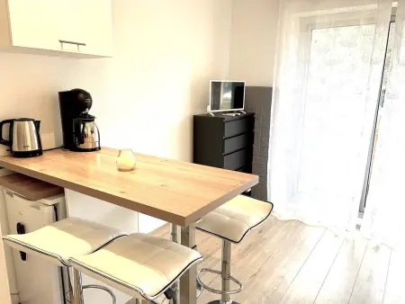 Studio climatisé Bormes-les-Mimosas, 200m plage : photo 2