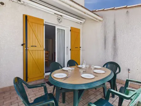 Location maison à Marseillan Plage, Maison mitoyenne avec parking - 4/5 pers.