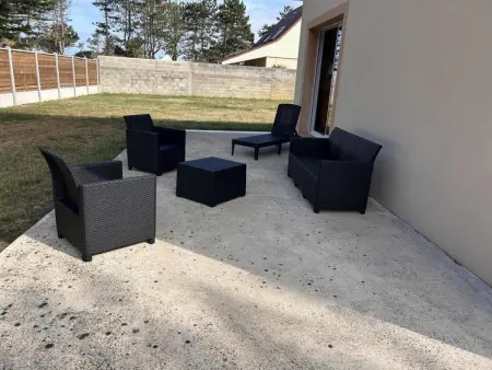 Gîte 6 pers. à 200m de la plage, jardin clos : photo 21