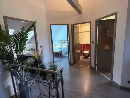 Gîte l'Échappée Belle Moulinoise, piscine chauffée : photo 16