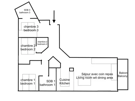 Appartement 7 pers. à 30m des pistes, Val-d'Isère : photo 16