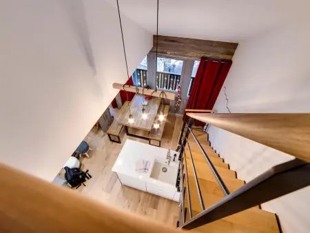 Duplex 6 pers. rénové, accès direct pistes à Val-d'Isère : photo 8