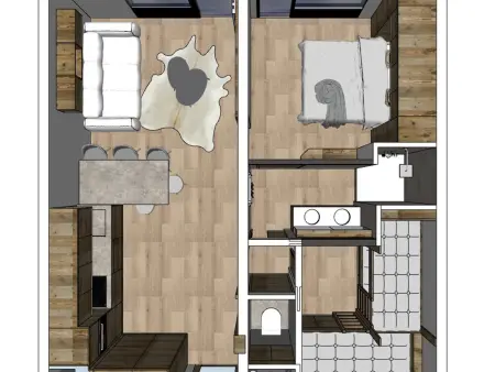 Appartement rénové au pied des pistes - Val-d'Isère : photo 12