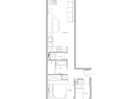 Appartement rénové 4 pers. avec vue Bellevarde : photo 15