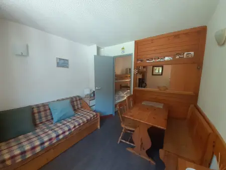 Studio 19m² balcon sud à Valfréjus, 20m télécabine : photo 2