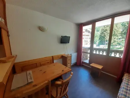 Studio 19m² balcon sud à Valfréjus, 20m télécabine : photo 3