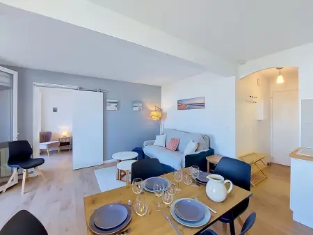 Apt 2 pièces Arcachon, vue port et accès plage : photo 8