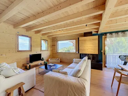 Chalet lumineux vue Mont-Blanc - 8 pers., Chalet 6 personnes à Combloux - Photo 9