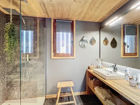 Chalet lumineux vue Mont-Blanc - 8 pers., Chalet 6 personnes à Combloux - Photo 16