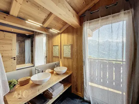 Chalet lumineux vue Mont-Blanc - 8 pers., Chalet 6 personnes à Combloux - Photo 21