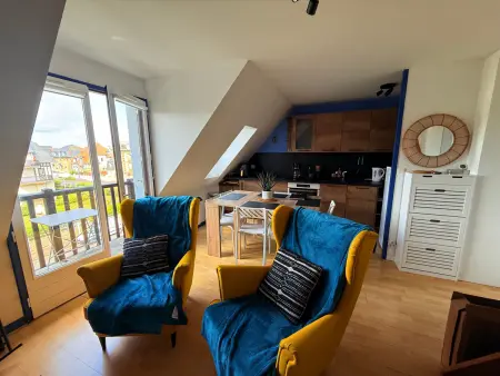 Duplex aperçu mer et balcon à Villers-sur-Mer : photo 16