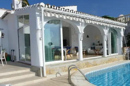 Maison piscine privée Caleta de Vélez, 700m de la mer