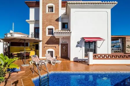 La Torrecilla : maison 6 personnes piscine privée à Torrox : photo 24