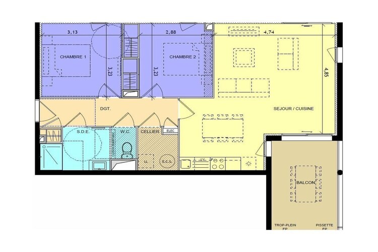Appartement climatisé avec balcon à Narbonne-Plage - Photo 33
