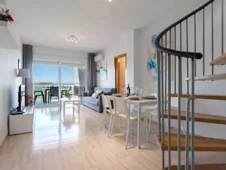 Duplex 4 pers. à Almerimar : terrasse, golf et plage : photo 7