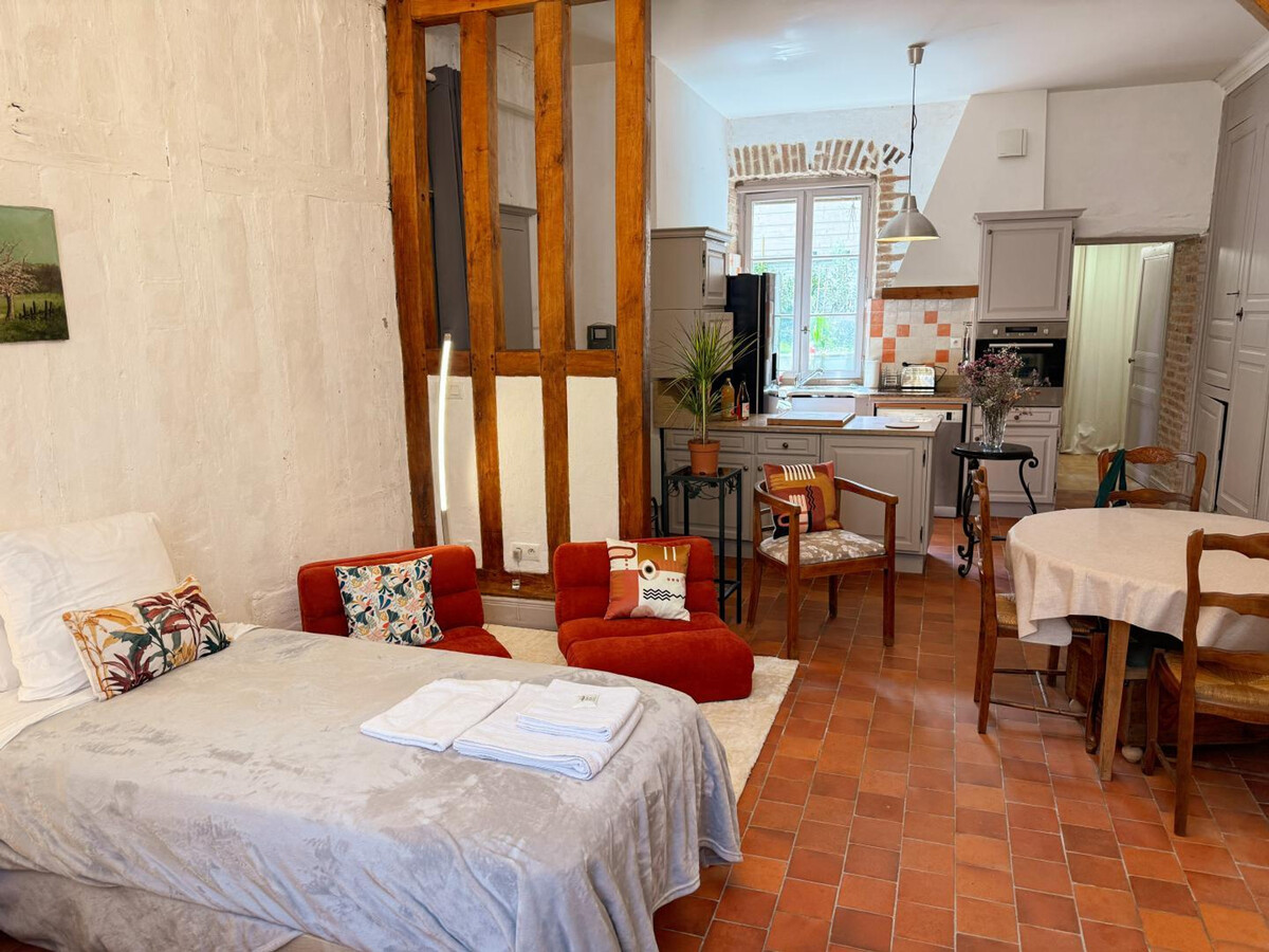 Studio centre-ville Blois, animaux admis, WiFi - Photo 2