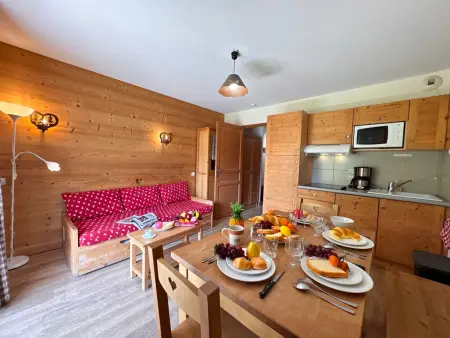 Location appartement à Vars, Appartement avec animaux, vue montagne - 4 pers.