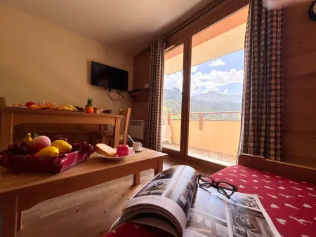 Appartement 32m² vue montagne, skis aux pieds - Vars : photo 5