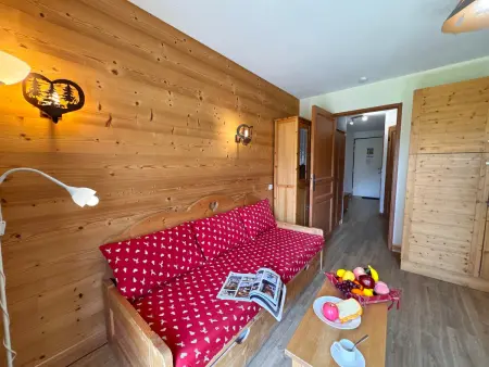 Appartement 32m² vue montagne, skis aux pieds - Vars : photo 8
