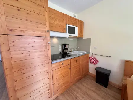 Appartement 32m² vue montagne, skis aux pieds - Vars : photo 9