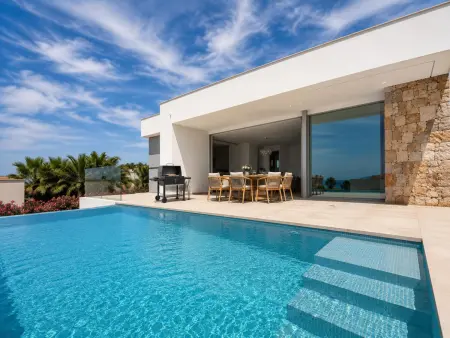 Location villa à Benitachell, Villa de luxe avec vue mer - 8 pers.