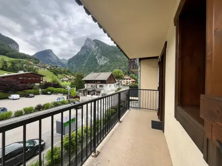 Appartement 2 chambres centre Samoëns, balcon sud : photo 10