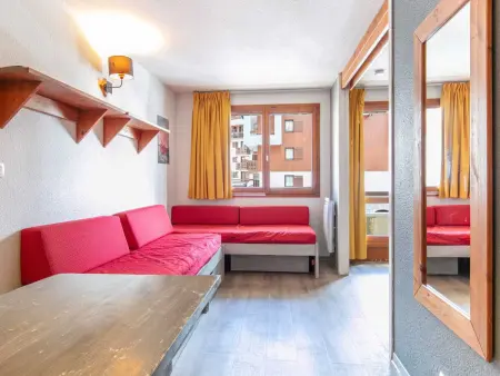 Studio ski à Tignes, balcon vue montagne, 4 personnes : photo 2