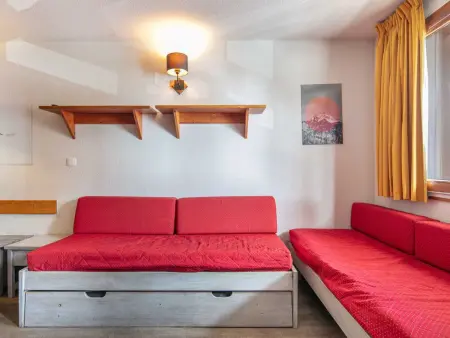 Studio ski à Tignes, balcon vue montagne, 4 personnes : photo 5