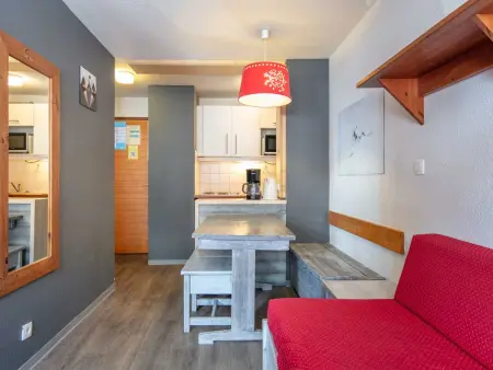 Studio ski à Tignes, balcon vue montagne, 4 personnes : photo 8
