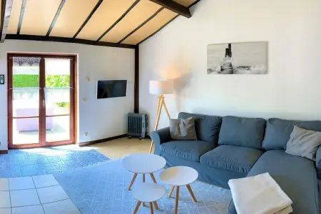 Maison 60 m² Bredene : jardin et barbecue côté dunes : photo 6