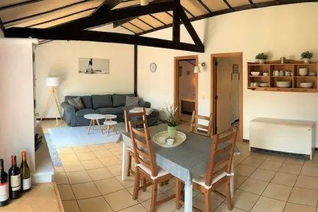 Maison 60 m² Bredene : jardin et barbecue côté dunes : photo 15