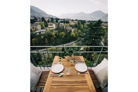 Appartement 65 m² à Meran, vue sur la ville et balcon : photo 16