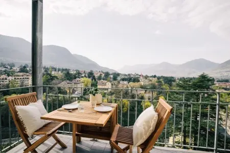 Appartement 65 m² à Meran, vue sur la ville et balcon : photo 17