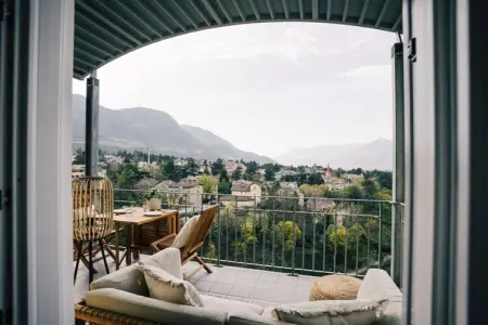 Appartement 65 m² à Meran, vue sur la ville et balcon : photo 18