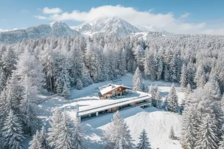 Chalet Magdalena à Hafling, sauna et vue forêt : photo 2
