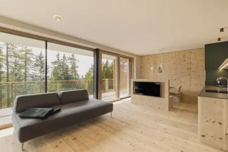 Chalet Magdalena à Hafling, sauna et vue forêt : photo 6