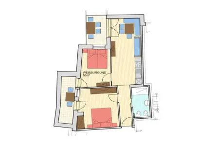 Maison Weißburgunder à Nalles, 2 chambres, 2 balcons : photo 19