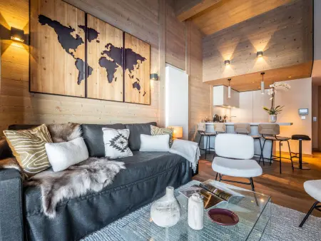 Location appartement à Courchevel 1550, Appartement chaleureux, centre station - 4 pers.