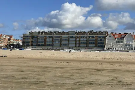 Maison de vacances De Haan, balcon sud face à la plage