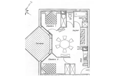 Maison 46 m² avec balcon sur lagon à Gruissan : photo 16