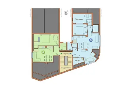 Appartement Bleu à Lana avec sauna privé et terrasse : photo 23