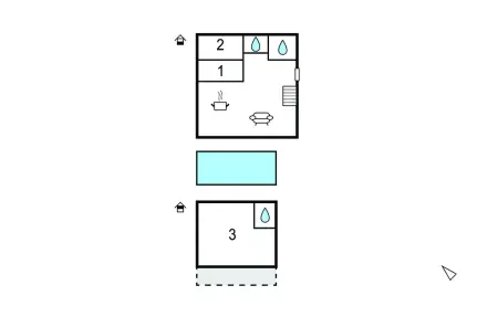 Maison 8 pers. à Appietto, vue mer et piscine : photo 24