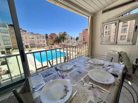 Studio mezzanine centre port Cap d'Agde, 4 pers. : photo 1