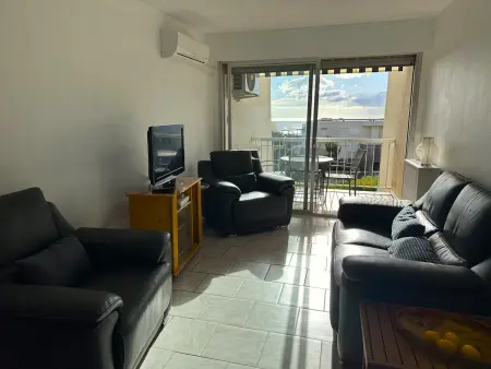T2 climatisé vue mer avec loggia à Sète : photo 3